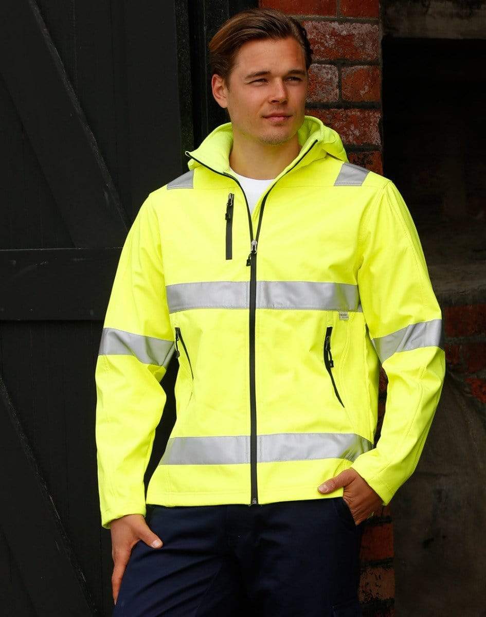 Hi-vis Safety Jacket-unisex ZW30 Work Wear Australian Industrial Wear   